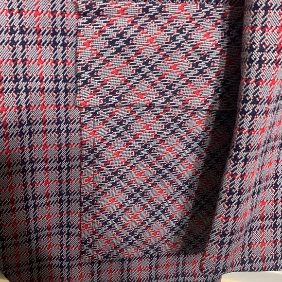 Vintage COLLEGE PARK sports jacket red and blue Med - Picture 8 of 8